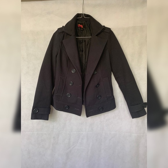 🚨Charcoal pea coat🚨 - Picture 1 of 2